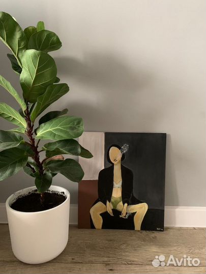 Картина акрилом на холсте