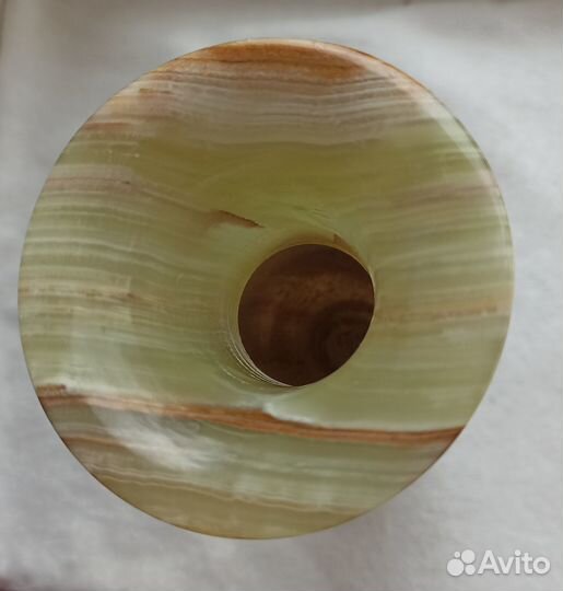 Оникс. Ваза. Винтаж. Высота 25