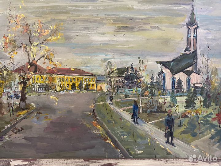 Картина маслом пейзаж