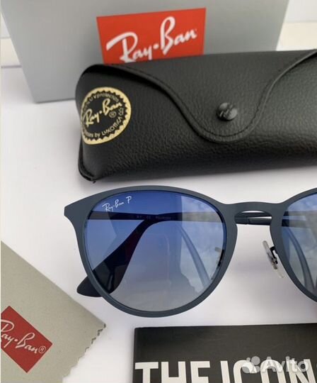 Очки Ray ban Erika metal поляризационные Polaroid