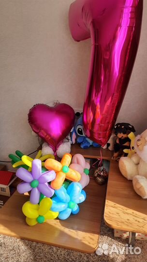 Цифра 7из фольги метровая