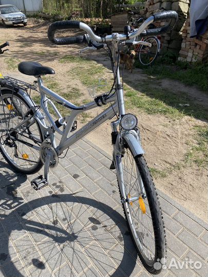 Дамский велосипед алюминиевый