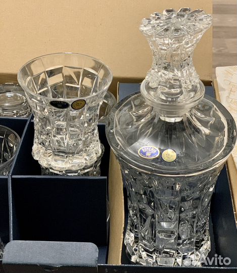 Бокалы и штоф для виски (подарочный набор)