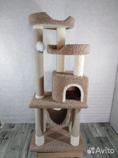 Домик - когтеточка для кошки