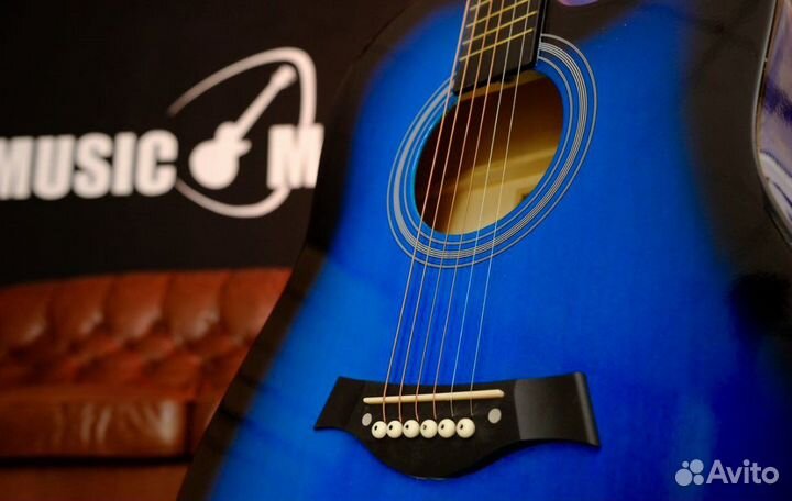 Акустическая гитара Belucci+чехол
