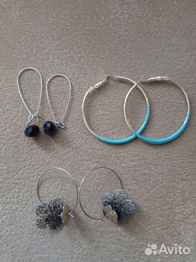 Бижутерия/Серьги. Кольца