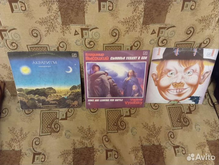 Виниловые пластинки рок, поп, авторская песня