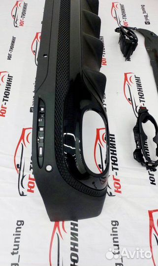 Диффузор GLB-class X247 в стиле GLB45 AMG Mercedes