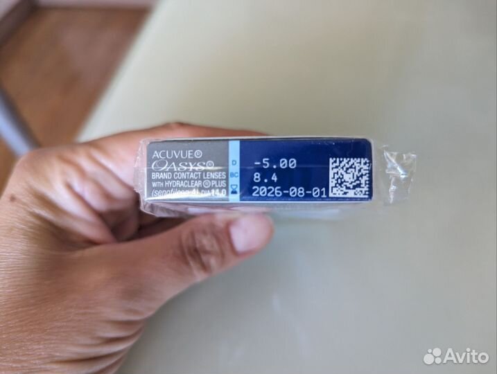 Контактные линзы oasis aquvue -5,00 2 недели