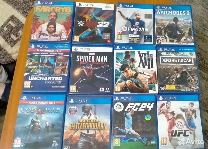 Диски на ps4 и ps5