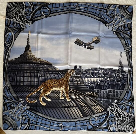 Шелковый платок Cartier