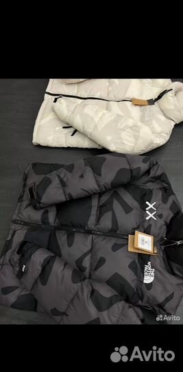 Пуховик TNF kaws (цена реальна)