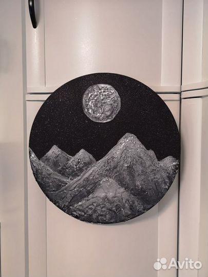 Панно «серебряные горы»