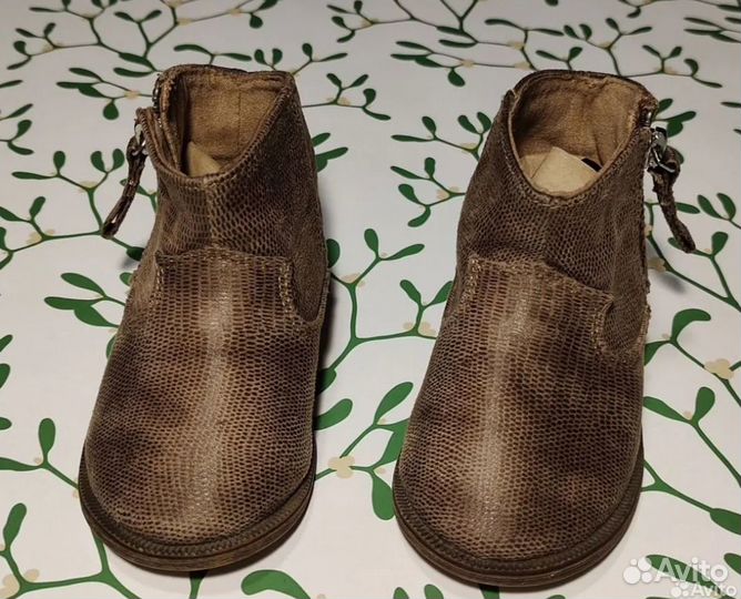 Ботинки zara 19 для мальчика
