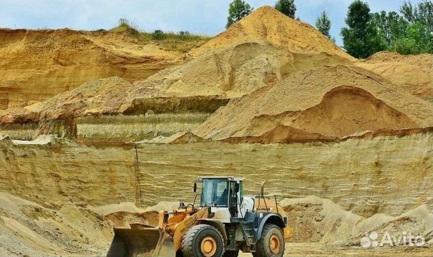 Песок карьерный с доставкой. Нал/бнал