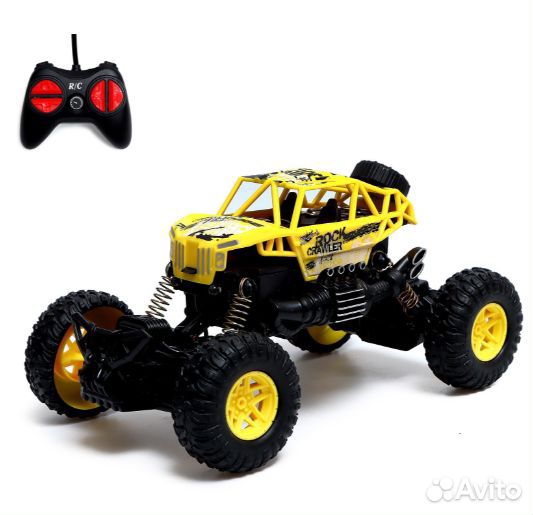 Джип радиоуправляемый «Краулер», от батареек