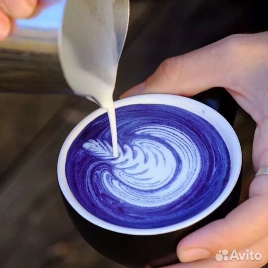 Матча синяя