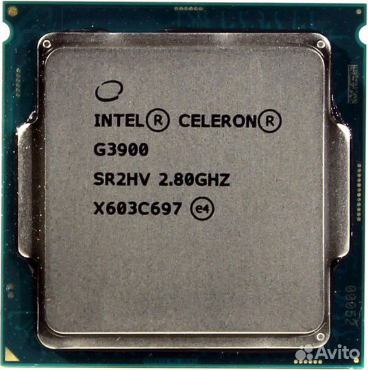 Intel Celeron G3900 2.8 GHz 2core LGA1151