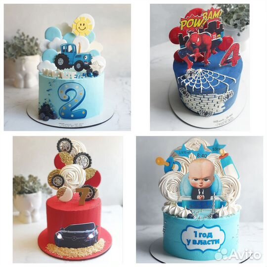 Детский Свадебный Бенто торт на заказ