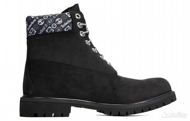 Timberland 6 Inch Premium Boot Wide 'Logo Print Collar' (43,5)
