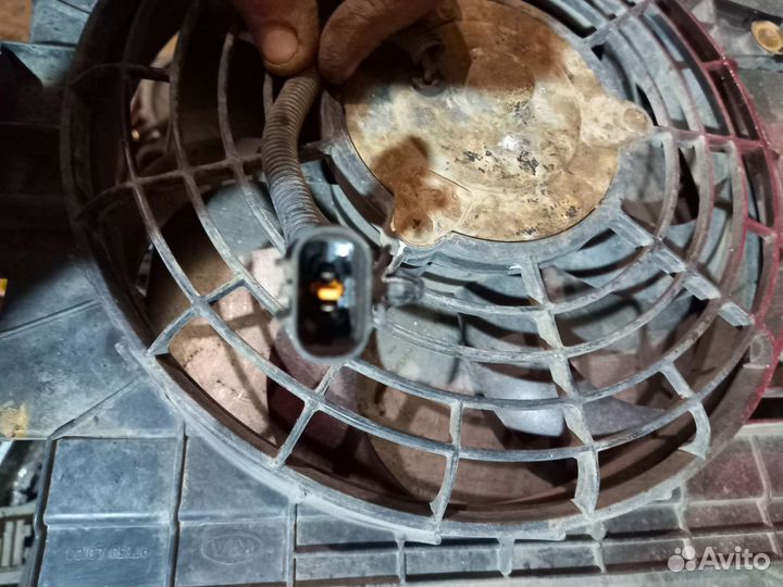 Вентилятор охлаждения радиатора Kia rio 1