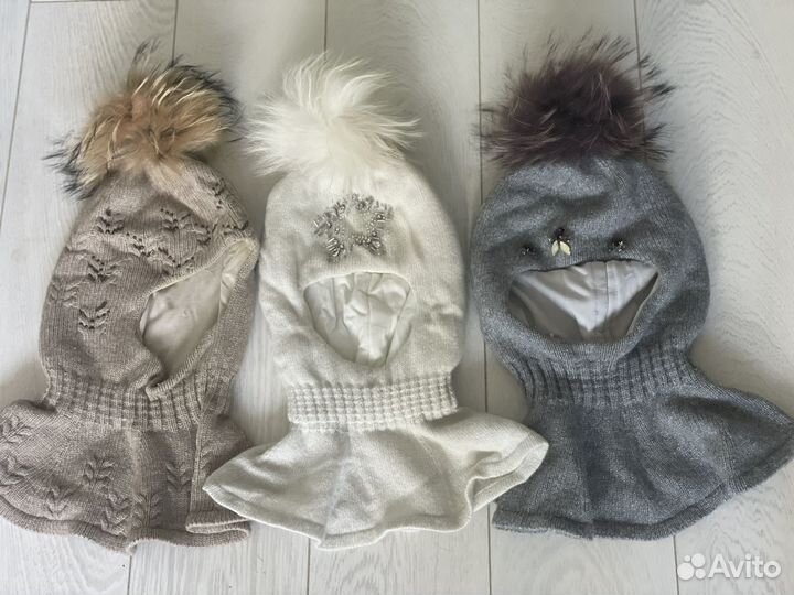 Шапка шлем для девочки