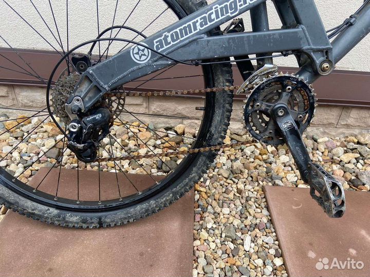 Велосипед atom fr3 2х подвес