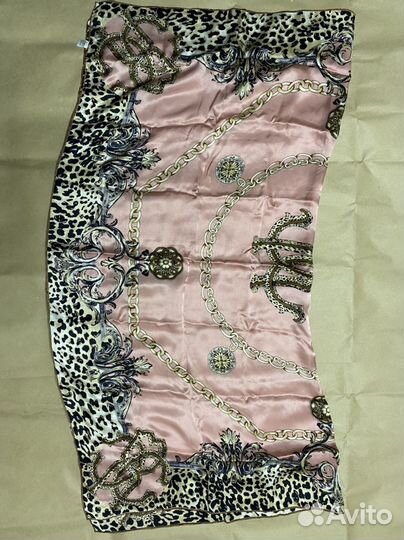 Шарф-платок розовый женский