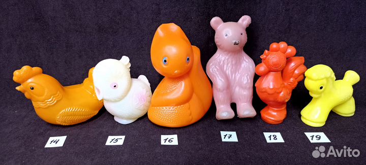 Игрушки пластмассовые. СССР