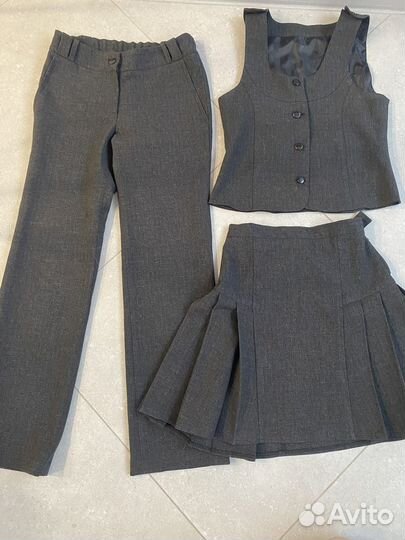 Костюм тройка школьный для девочки