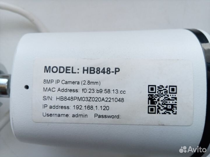 Ip камера видеонаблюдения с POE, бу