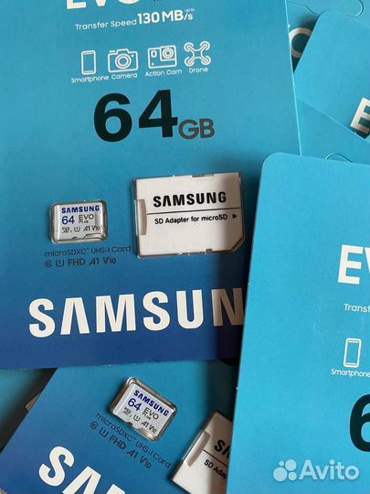 Карта памяти Samsung EVO Plus 64 Gb с доставкой