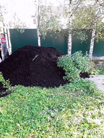Чернозем грунт плодородный с доставкой 12-18 куб