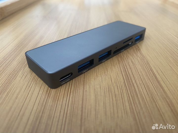 USB хаб адаптер для Macbook Pro/Air 6 в 1