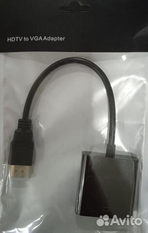 Hdmi vga переходник черный