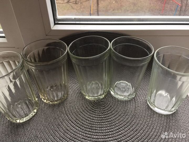 Стаканы граненые СССР 200 мл