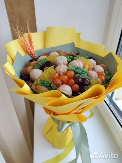 Съедобные букеты из сухофруктов