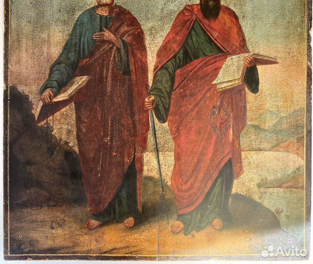 Икона Петр и Павел 18 век