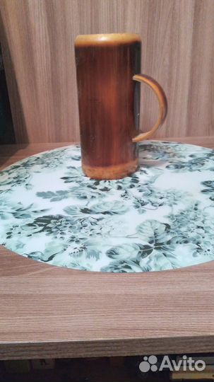 Кружка для пива, кваса,деревянная