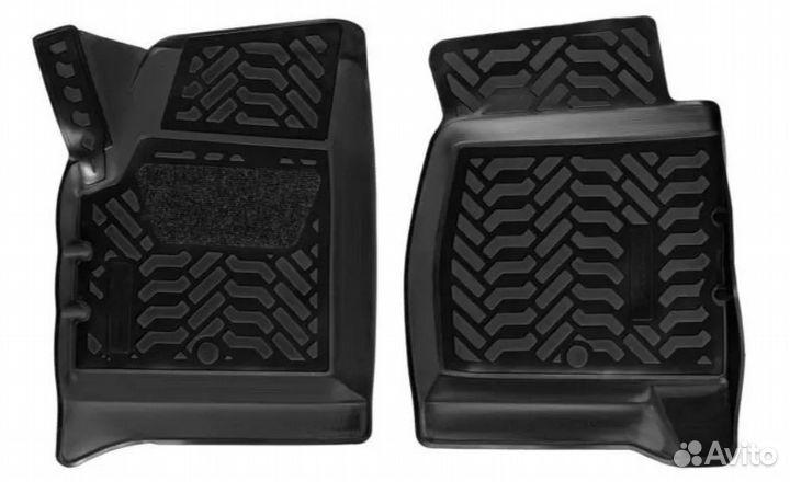 Ковры UAZ Patriot 2005- 2014- 3D с подпятником 2шт