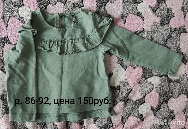 Вещи на девочку р. 80-86