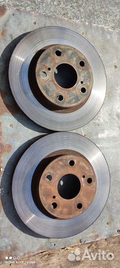 Тормозные диски на toyota corolla 150