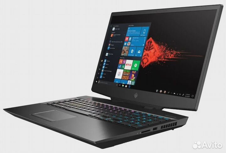 Игровой ноутбук HP omen 17 RTX 2070 300hz