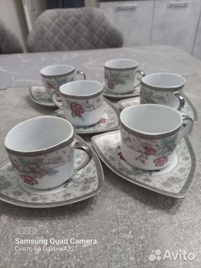 Кофейный сервиз japan фарфоровый