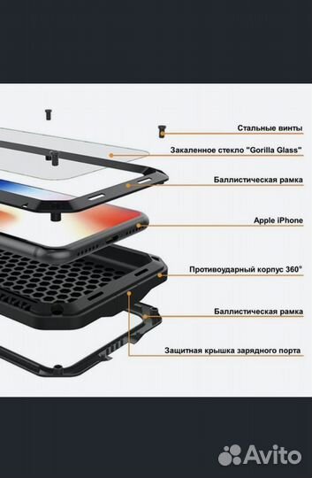 Противоударный чехол для iPhone 11 Pro