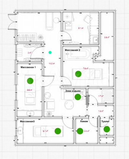 Свободного назначения, 51 м²