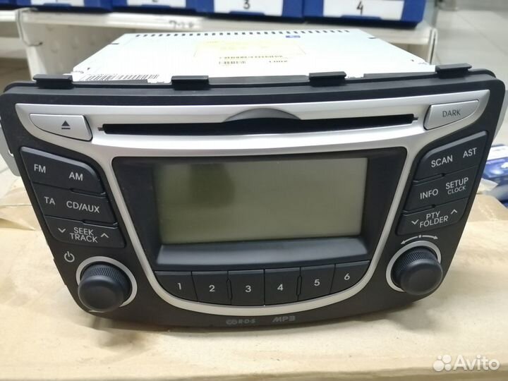 Автомагнитола Хендай Солярис с 2011. Оригинал