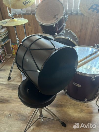 Барабан кавказский(dhol,дхол)