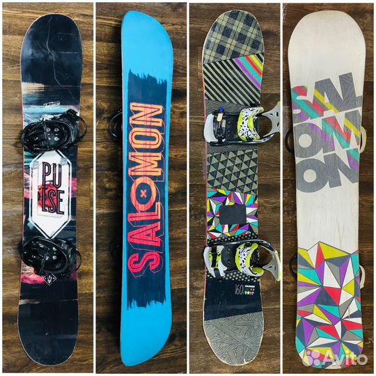 Сноуборды с креплениями 159-160