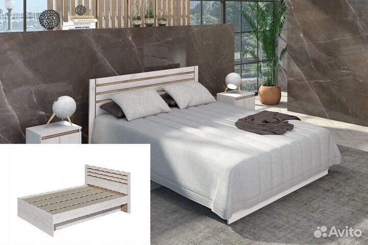 Спальный гарнитур Лиана с двуспальной кроватью